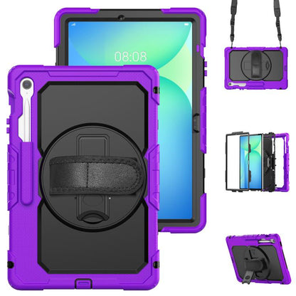 Lucky Wheel Grip Silicone Hybrid PC Tablet Case with Shoulder Strap