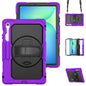 Lucky Wheel Grip Silicone Hybrid PC Tablet Case with Shoulder Strap
