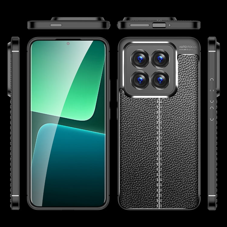 Litchi Texture Shockproof TPU Phone Case, For Xiaomi 14 Pro
