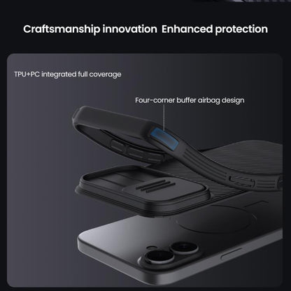 NILLKIN CamShield Pro PC Phone Case, For iPhone 17, For iPhone 16e, For iPhone 16 Plus, For iPhone 16, For iPhone 15 Plus, For iPhone 15