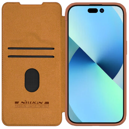 NILLKIN QIN Series Pro Sliding Camera Cover Design Leather Phone Case