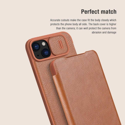 NILLKIN QIN Series Pro Sliding Camera Cover Design Leather Phone Case