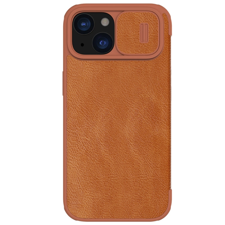 NILLKIN QIN Series Pro Sliding Camera Cover Design Leather Phone Case