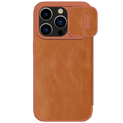 NILLKIN QIN Series Pro Sliding Camera Cover Design Leather Phone Case