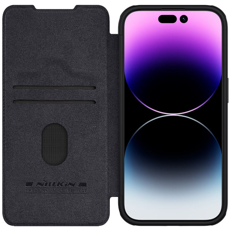 NILLKIN QIN Series Pro Sliding Camera Cover Design Leather Phone Case