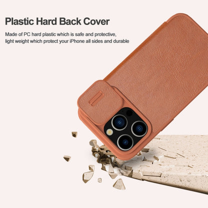 NILLKIN QIN Series Pro Sliding Camera Cover Design Leather Phone Case