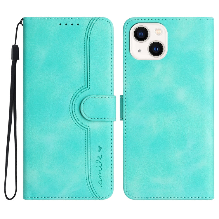 Heart Pattern Skin Feel Leather Phone Case, For iPhone 16, For iPhone 15 Pro Max, For iPhone 15 Pro, For iPhone 15 Plus