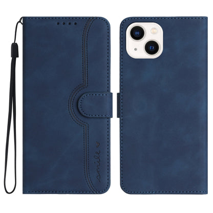 Heart Pattern Skin Feel Leather Phone Case, For iPhone 16, For iPhone 15 Pro Max, For iPhone 15 Pro, For iPhone 15 Plus