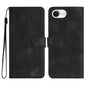 Heart Pattern Skin Feel Leather Phone Case, For iPhone 18 Pro / 17 Pro, For iPhone 18 Pro Max / 17 Pro Max, For iPhone 17e / 16e, For iPhone 17