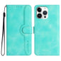 Heart Pattern Skin Feel Leather Phone Case, For iPhone Air, For iPhone 16 Pro Max, For iPhone 16 Pro, For iPhone 16 Plus