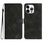 Heart Pattern Skin Feel Leather Phone Case, For iPhone Air, For iPhone 16 Pro Max, For iPhone 16 Pro, For iPhone 16 Plus