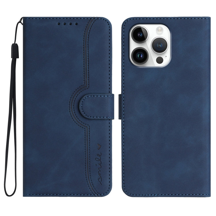 Heart Pattern Skin Feel Leather Phone Case, For iPhone Air, For iPhone 16 Pro Max, For iPhone 16 Pro, For iPhone 16 Plus