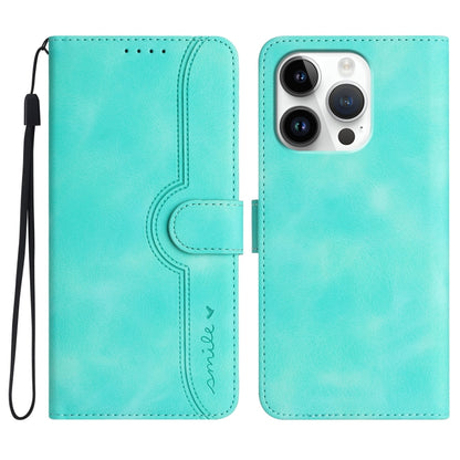 Heart Pattern Skin Feel Leather Phone Case, For iPhone Air, For iPhone 16 Pro Max, For iPhone 16 Pro, For iPhone 16 Plus