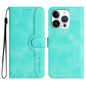 Heart Pattern Skin Feel Leather Phone Case, For iPhone Air, For iPhone 16 Pro Max, For iPhone 16 Pro, For iPhone 16 Plus