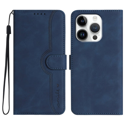 Heart Pattern Skin Feel Leather Phone Case, For iPhone Air, For iPhone 16 Pro Max, For iPhone 16 Pro, For iPhone 16 Plus