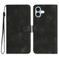 Heart Pattern Skin Feel Leather Phone Case, For iPhone Air, For iPhone 16 Pro Max, For iPhone 16 Pro, For iPhone 16 Plus