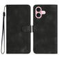Heart Pattern Skin Feel Leather Phone Case, For iPhone 16, For iPhone 15 Pro Max, For iPhone 15 Pro, For iPhone 15 Plus