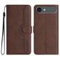 Heart Pattern Skin Feel Leather Phone Case, For iPhone Air, For iPhone 16 Pro Max, For iPhone 16 Pro, For iPhone 16 Plus