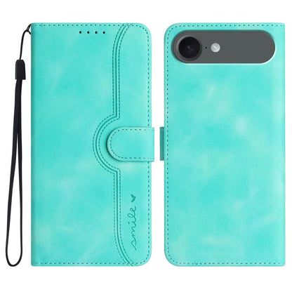 Heart Pattern Skin Feel Leather Phone Case, For iPhone Air, For iPhone 16 Pro Max, For iPhone 16 Pro, For iPhone 16 Plus