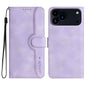 Heart Pattern Skin Feel Leather Phone Case, For iPhone 17e / 16e, For iPhone 17 Pro Max, For iPhone 17 Pro, For iPhone 17
