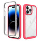 Starry Sky Solid Color Shockproof TPU Clear PC Phone Case