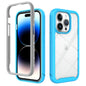 Starry Sky Solid Color Shockproof TPU Clear PC Phone Case