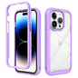 Starry Sky Solid Color Shockproof TPU Clear PC Phone Case