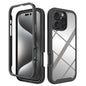 Starry Sky Solid Color Shockproof TPU Clear PC Phone Case, For iPhone 16 Pro Max, For iPhone 16 Pro, For iPhone 16 Plus, For iPhone 16