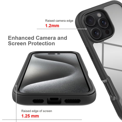 Starry Sky Solid Color Shockproof TPU Clear PC Phone Case, For iPhone 16 Pro Max, For iPhone 16 Pro, For iPhone 16 Plus, For iPhone 16