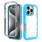 Starry Sky Solid Color Shockproof TPU Clear PC Phone Case, For iPhone 16 Pro Max, For iPhone 16 Pro, For iPhone 16 Plus, For iPhone 16