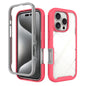 Starry Sky Solid Color Shockproof TPU Clear PC Phone Case, For iPhone 16 Pro Max, For iPhone 16 Pro, For iPhone 16 Plus, For iPhone 16