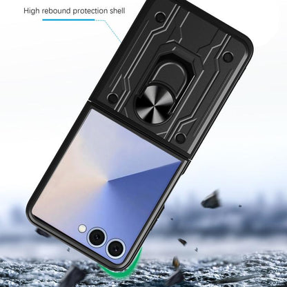 Magnetic Holder TPU+PC Phone Case, For Samsung Galaxy Z Flip7, For Samsung Galaxy Z Flip6 / Flip7 FE, For Samsung Galaxy Z Flip5