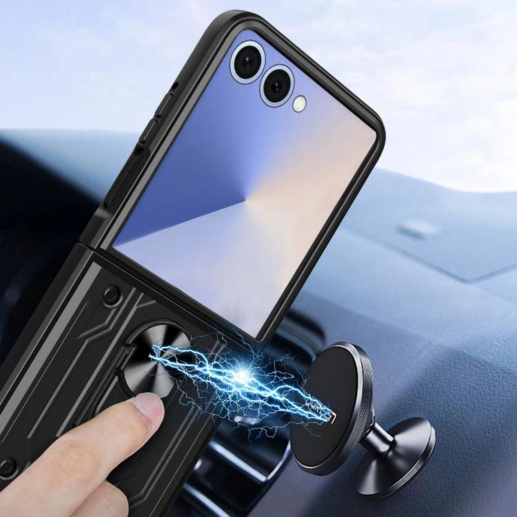Magnetic Holder TPU+PC Phone Case, For Samsung Galaxy Z Flip7, For Samsung Galaxy Z Flip6 / Flip7 FE, For Samsung Galaxy Z Flip5
