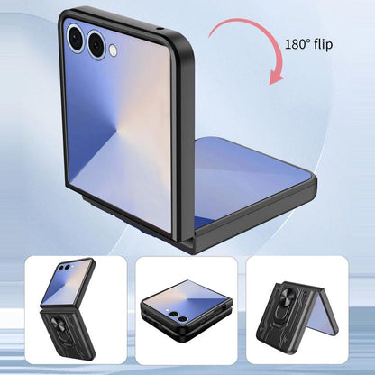Magnetic Holder TPU+PC Phone Case, For Samsung Galaxy Z Flip7, For Samsung Galaxy Z Flip6 / Flip7 FE, For Samsung Galaxy Z Flip5