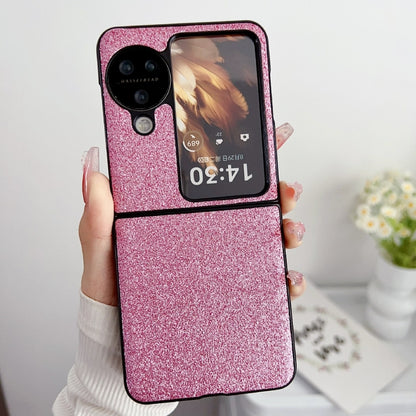 Gradient Color Glitter Shockproof Protective Phone Case, For OPPO Find N3 Flip