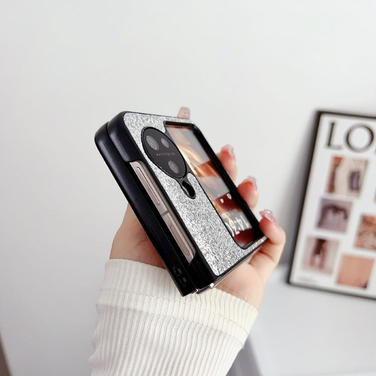 Gradient Color Glitter Shockproof Protective Phone Case, For OPPO Find N3 Flip