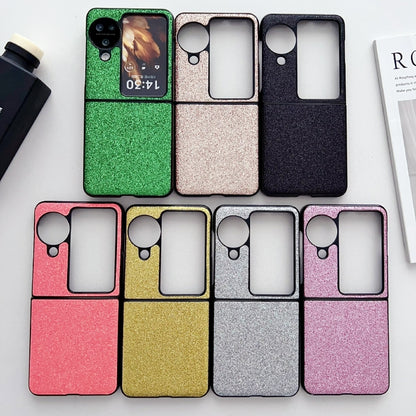 Gradient Color Glitter Shockproof Protective Phone Case, For OPPO Find N3 Flip
