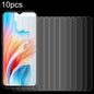 10pcs 0.26mm 9H 2.5D Tempered Glass Film, For OPPO Reno12 F 4G / A3 Energy / F27, For OPPO K12x / Reno12 F 5G / A3, For OPPO A2x / A1i 5G, For OPPO Reno11 China, For OPPO A2, For OPPO A2m, For OPPO A74 4G