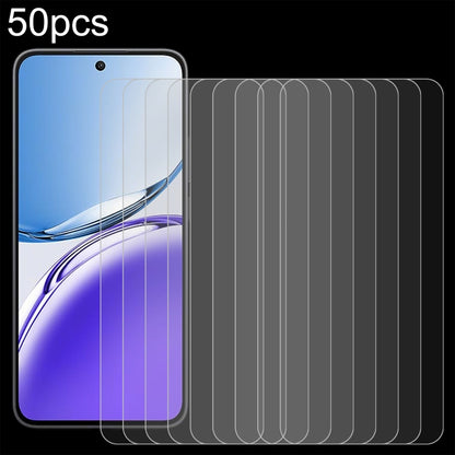 50pcs 0.26mm 9H 2.5D Tempered Glass Film, For OPPO Reno12 F 4G / A3 Energy / F27, For OPPO K12x / Reno12 F 5G / A3, For OPPO Reno12 Pro, For OPPO A2x / A1i 5G, For OPPO Reno11 China, For OPPO A2, For OPPO A2m, For OPPO A74 4G