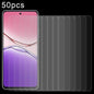 50pcs 0.26mm 9H 2.5D Tempered Glass Film