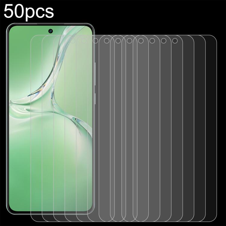 50pcs 0.26mm 9H 2.5D Tempered Glass Film