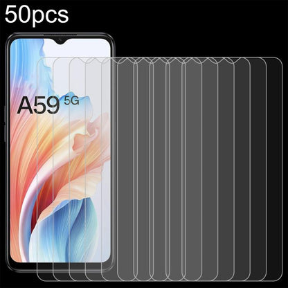 50pcs 0.26mm 9H 2.5D Tempered Glass Film