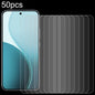 50pcs 0.26mm 9H 2.5D Tempered Glass Film