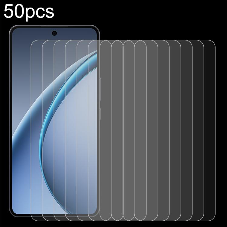 50pcs 0.26mm 9H 2.5D Tempered Glass Film
