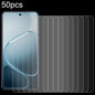 50pcs 0.26mm 9H 2.5D Tempered Glass Film
