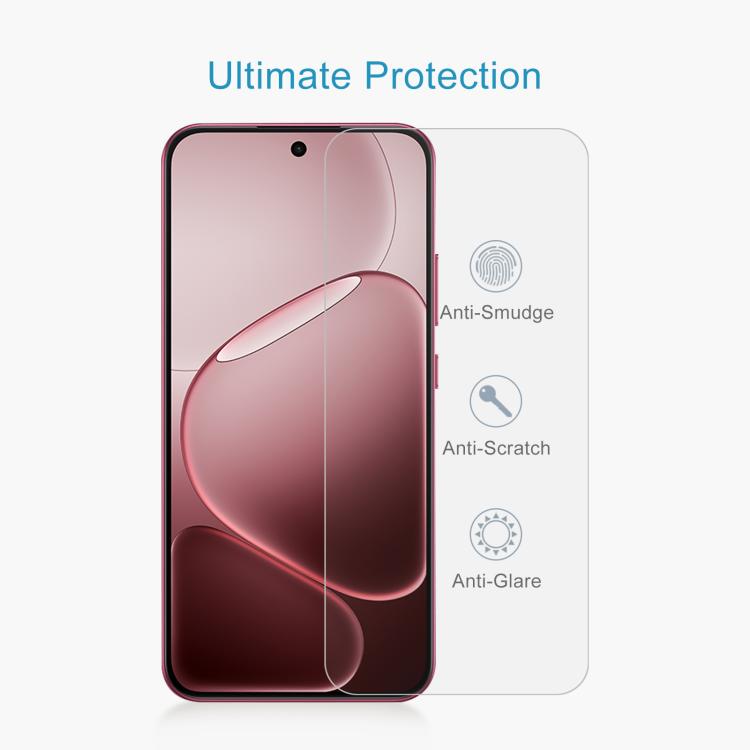 50pcs 0.26mm 9H 2.5D Tempered Glass Film