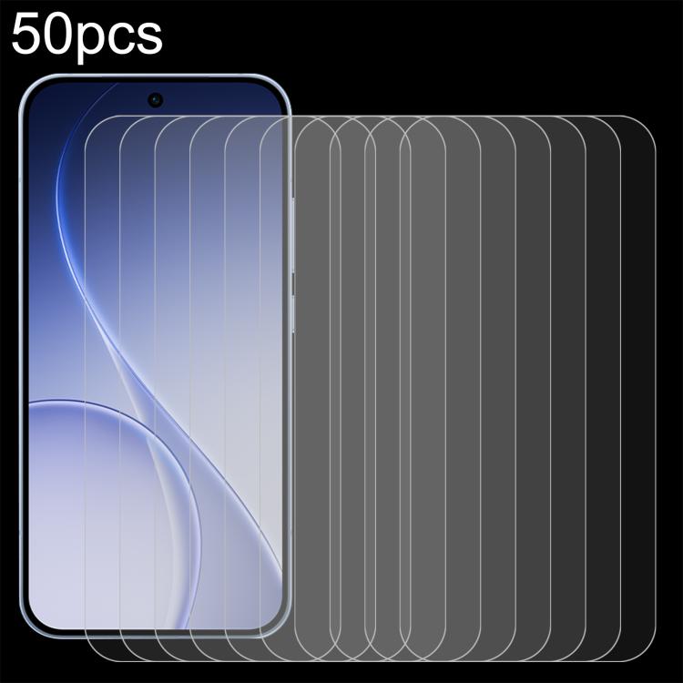 50 PCS/Pack 0.26mm 9H 2.5D Tempered Glass Film, For OPPO A7 Pro Max 5G, For OPPO K14x 5G, For OPPO K14 5G, For OPPO Find X9s Pro 5G, For OPPO K15 Pro+, For OPPO K15 Pro 5G, For OPPO Find X9s, For OPPO Find X9 Ultra, For OPPO A6t Pro 5G                 ...