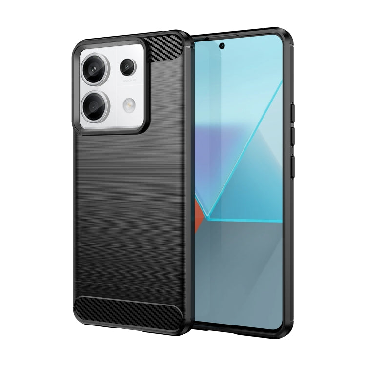 Brushed Texture Carbon Fiber TPU Phone Case, Series 2