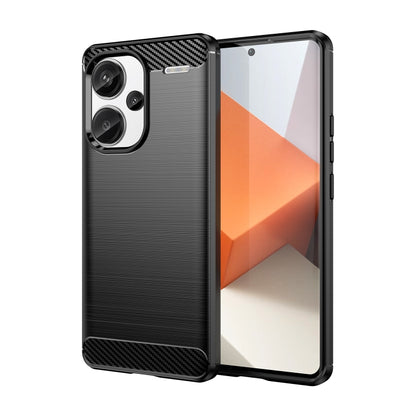 Brushed Texture Carbon Fiber TPU Phone Case, Series 1