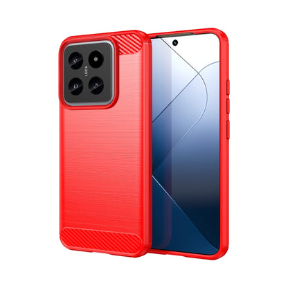 Brushed Texture Carbon Fiber TPU Phone Case, For Xiaomi Poco X6 Neo, For Xiaomi Redmi 13C 5G, For Xiaomi Redmi K70E, For Xiaomi Poco X6 Pro 5G, For Xiaomi Poco C65, For Xiaomi 14 Pro, For Xiaomi 14, For Xiaomi Redmi Note 13 5G